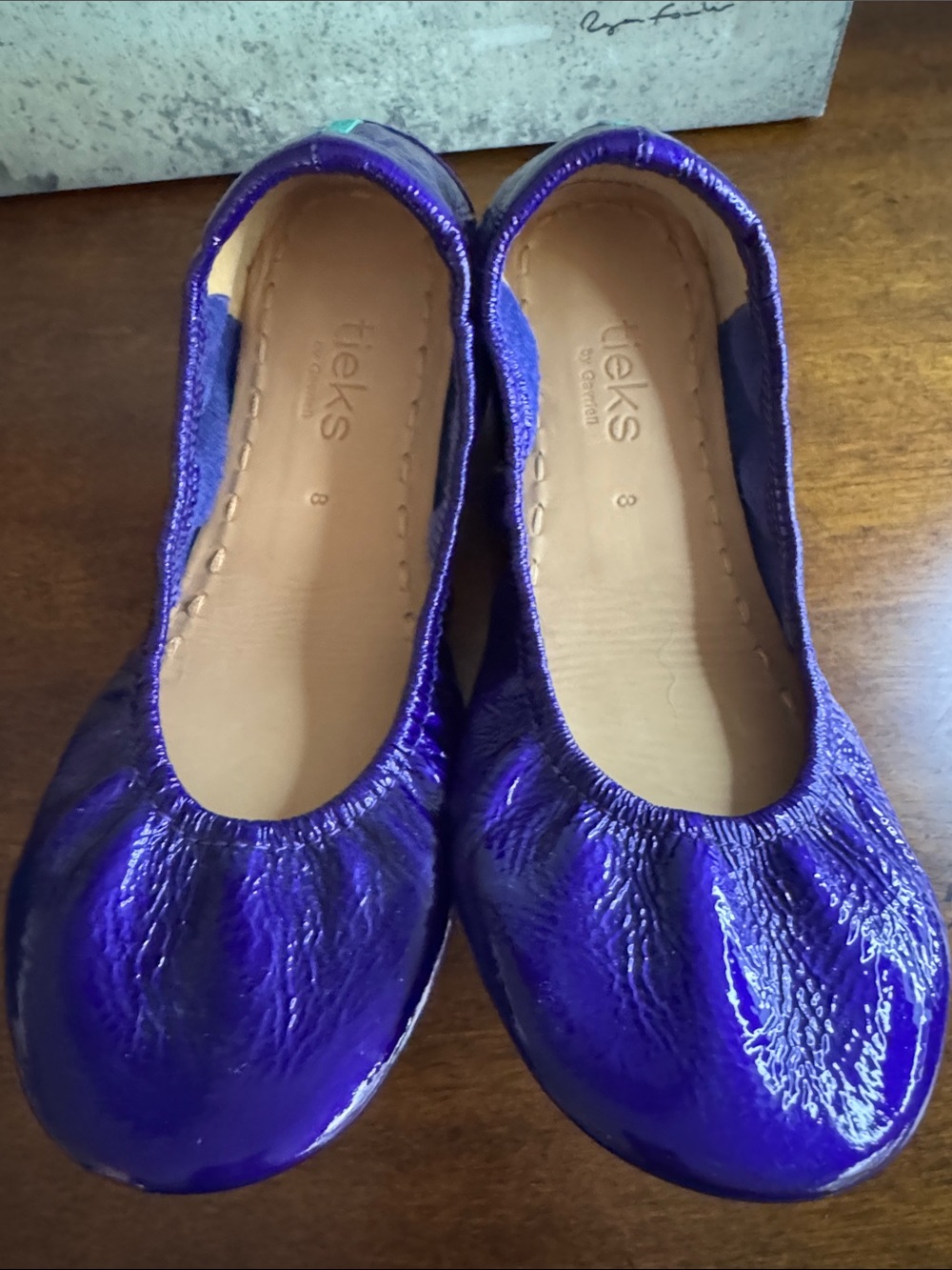 Tieks Shiny Metallic Purple Ballet Flats